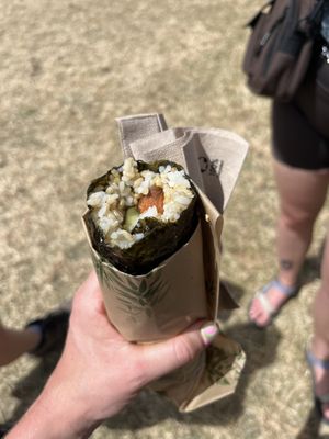 ‘Chick’ burrito  at Happy Maki in Brighton