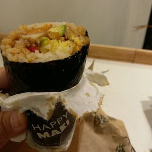 good combination of ingredients at Happy Maki in Brighton