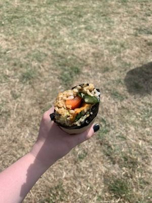 Thai sweet potato   at Happy Maki in Brighton