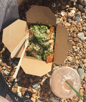 Delicious cauliflower! at Happy Maki in Brighton