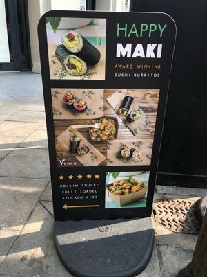 Welcome to paradise!! at Happy Maki in Brighton