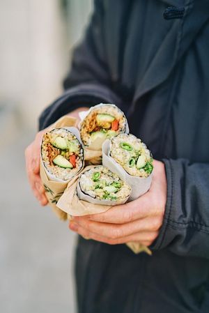 Crispy Cod Tartare & Hoisin 'Duck at Happy Maki in Brighton