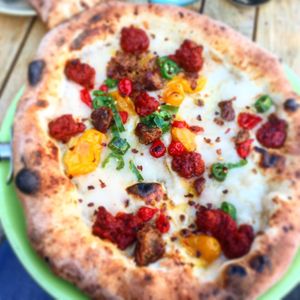 Nduja one at Purezza in Brighton