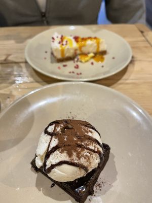 The choc brownie was the best at Purezza in Brighton