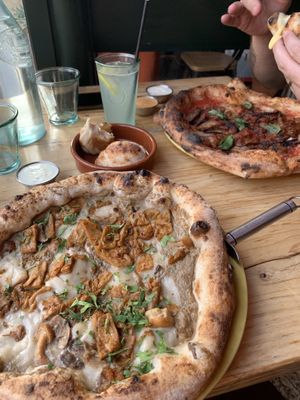 Amazing pizzas  at Purezza in Brighton