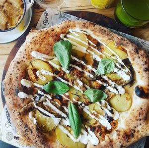 Potato mushroom at Purezza in Brighton