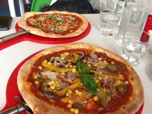 vegan pizza - from 2015, please check updated menu to see if this is still available or not at Purezza in Brighton