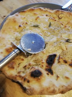 Garlic Bread at Purezza in Brighton