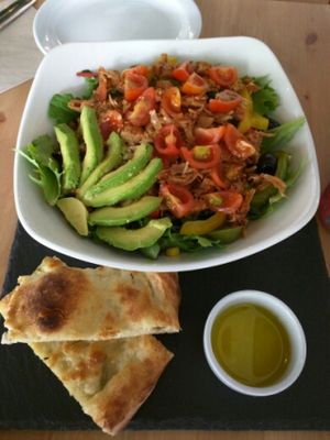 BBQ Jackfruit Salad at Purezza in Brighton