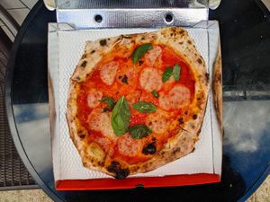 Margherita Pizza at Purezza at Purezza in Brighton