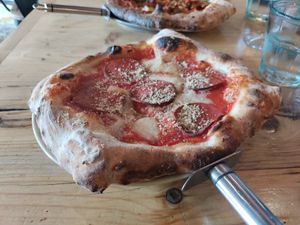 Great pepperoni! at Purezza in Brighton