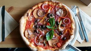 Vegan Pizza at Purezza in Brighton