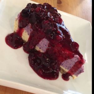 cheesecake at Purezza in Brighton