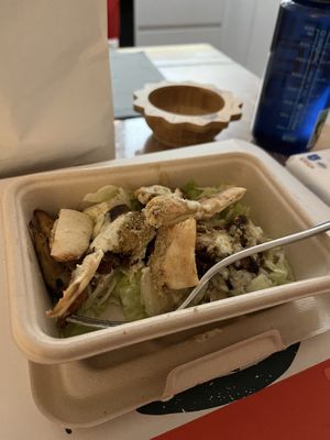 Caesar salad  at Purezza in Brighton