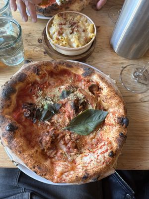 Parmigiana Party and Mac n Cheese  at Purezza in Brighton