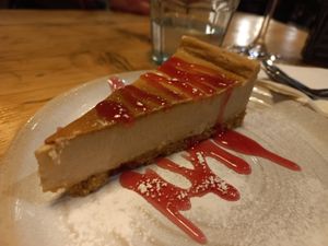 Cheesecake at Purezza in Brighton