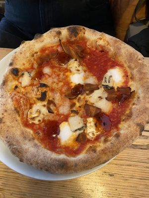 Four Cheese Pizza  at Purezza in Brighton