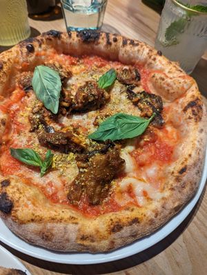The aubergine parmigiana one at Purezza in Brighton