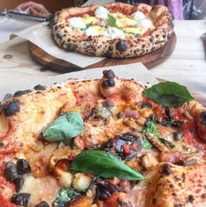Amazing pizzas at Purezza in Brighton