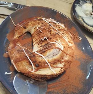 Chocolate Calzone at Purezza in Brighton