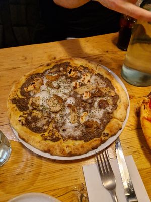 Black truffle at Purezza in Brighton