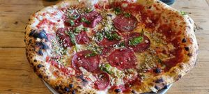 Pepperoni and Agave at Purezza in Brighton