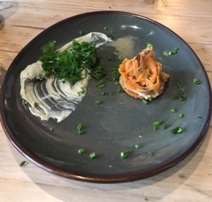 This is 'Salmon else'  at Purezza in Brighton