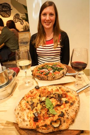 Awesome pizza at Purezza in Brighton