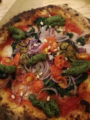 pesto manifesto at Purezza in Brighton