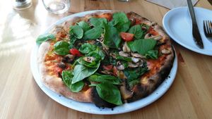 pizza at Purezza in Brighton