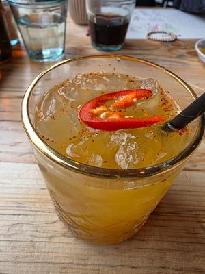 Mango chilli cocktail. at Purezza in Brighton