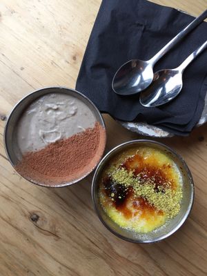 Tiramisu & Creme Brulee at Purezza in Brighton