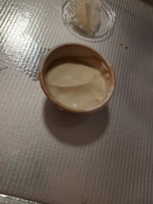 Garlic dip at Purezza in Brighton