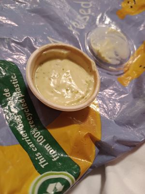 Pesto dip at Purezza in Brighton