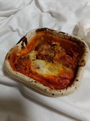 The warm meatballs at Purezza in Brighton