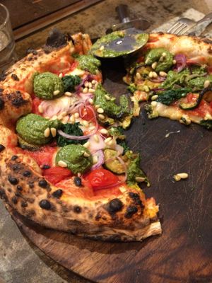 Pesto manifesto  at Purezza in Brighton