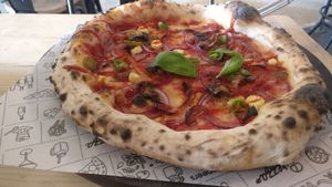 Pizza Volcano  at Purezza in Brighton