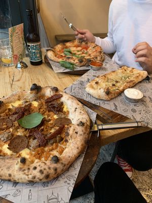 God tier pizza at Purezza in Brighton