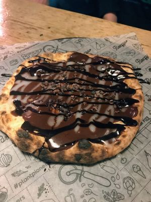 Chocolate Pizza  at Purezza in Brighton