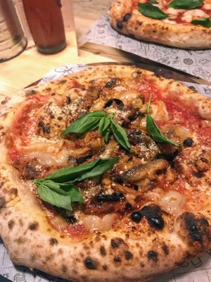 Aubergine Pizza  at Purezza in Brighton