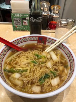 “No pork” ramen. Not that tasty at Kamukura in Tokyo