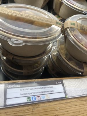 More healthy vegan options  at CDG - EXKi - T2D in Roissy-en-france