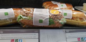 Vegan Sandwich option and gluten free at EXKi - Grand Rue in Luxembourg City