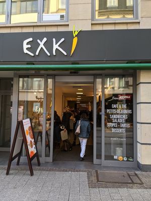 Outside at EXKi - Grand Rue in Luxembourg City