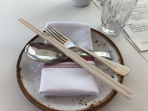 Place setting  at Doi Moi in Washington