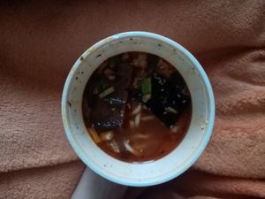 Tomato ramen at Pomylone Gary in Lublin