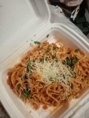 The best spaghetti at Pomylone Gary in Lublin