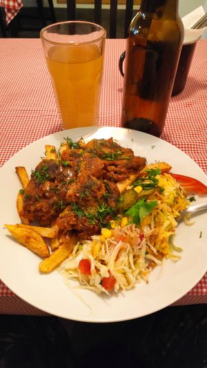 Soy steaks at Pomylone Gary in Lublin