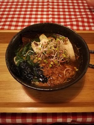 Kimchi ramen at Pomylone Gary in Lublin