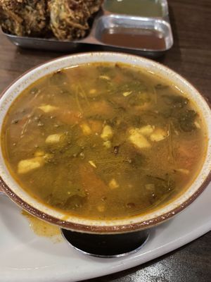 Rasam soup  at Woodlands in Nashville